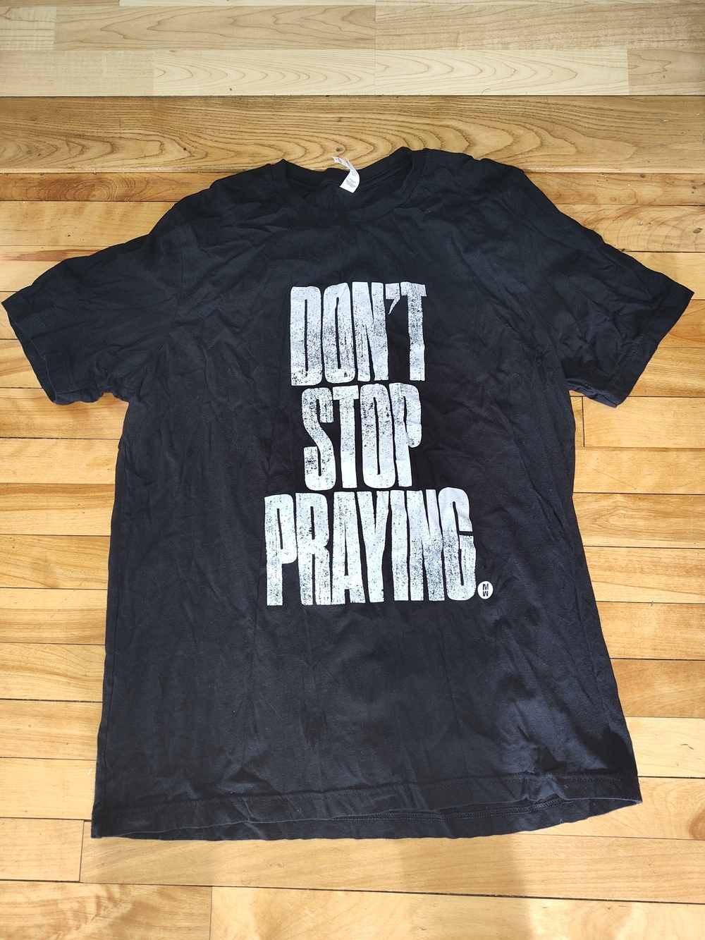 Bella Canvas "Don't Stop Praying" Tee-Shirt. Women's Size XL.